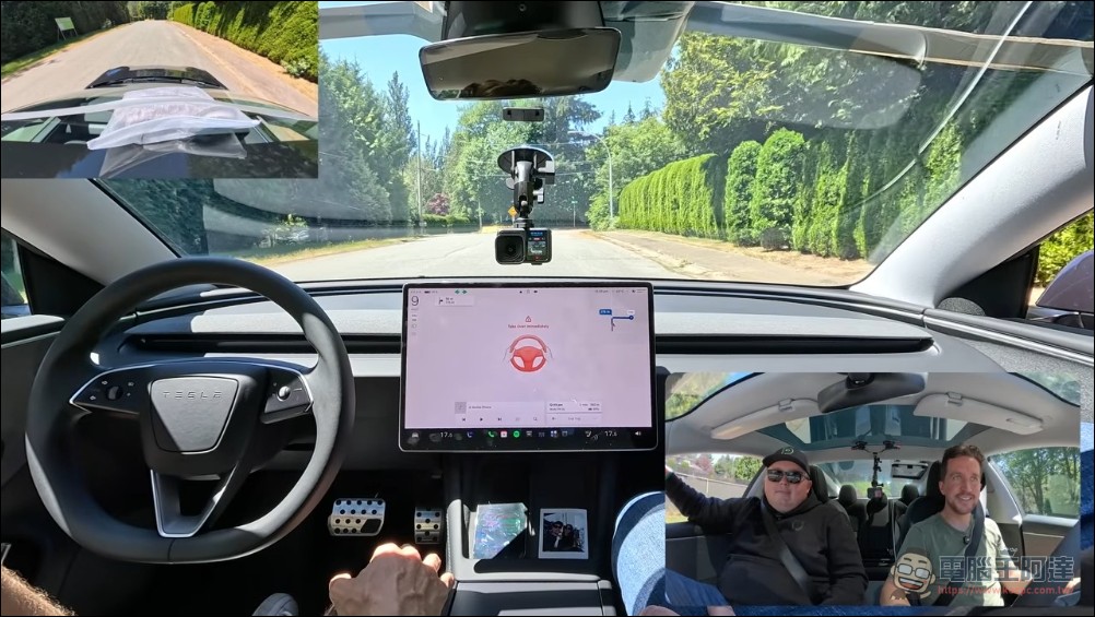 實測特斯拉 FSD v14.3.4:反應速度僅 234 毫秒超越賽車手,但膠帶橫在路中間卻看不見 - 電腦王阿達 實測特斯拉 FSD v14.3.4:反應速度僅 234 毫秒超越賽車手,但膠帶橫在路中間卻看不見 - 電腦王阿達