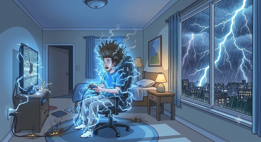 13歲少年在家中玩遊戲遭雷擊!所幸檢查後毫髮無傷 - 電腦王阿達 13歲少年在家中玩遊戲遭雷擊!所幸檢查後毫髮無傷 - 電腦王阿達