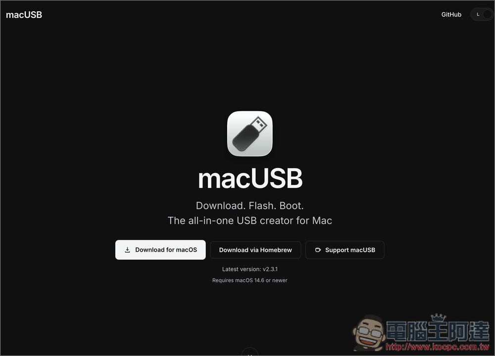 macUSB 讓你輕鬆製作 macOS 開機碟的免費開源工具,直接從官方伺服器下載安裝程式 - 電腦王阿達 macUSB 讓你輕鬆製作 macOS 開機碟的免費開源工具,直接從官方伺服器下載安裝程式 - 電腦王阿達